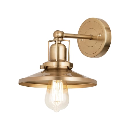 Elk Home English Pub 7'' High 1-Light Sconce - Satin Brass 96120/1